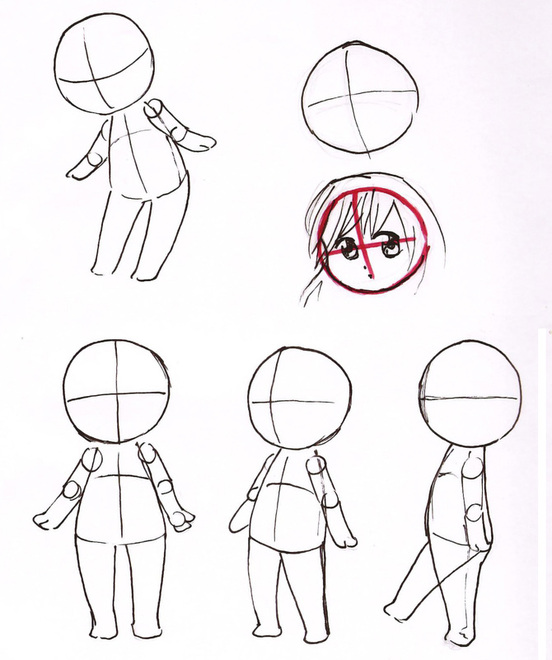 Dragon Ball CHIBI como desenhar passo a passo 